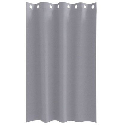 vidaXL Verdunkelungs-Vorhänge mit Ringen 2 pcs Hellgrau 175 x 140 cm