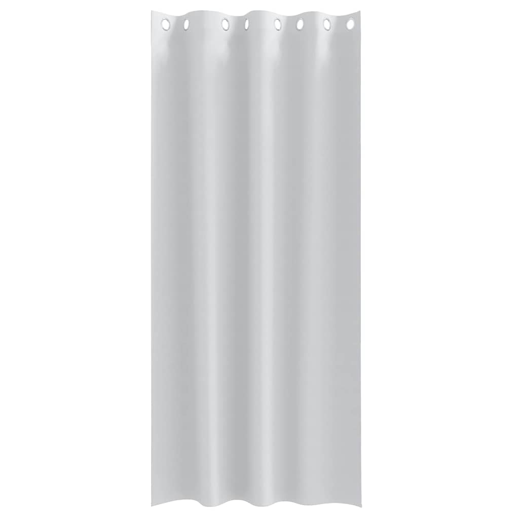 vidaXL Verdunkelungs-Vorhänge mit Ringen 2 pcs Helles Grau