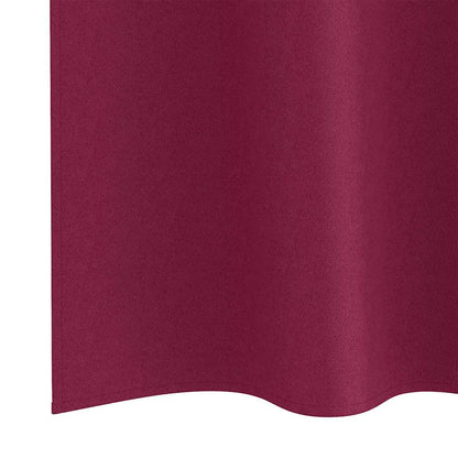 vidaXL Verdunkelungs-Vorhänge mit Ringen 2 pcs Weinrot 140 x 140 cm