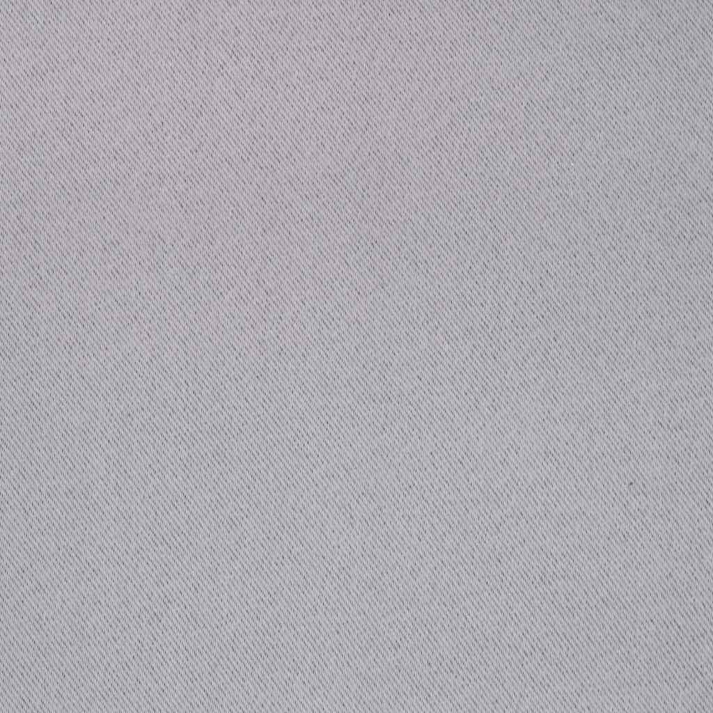 vidaXL Verdunkelungs-Vorhänge mit Ringen 2 pcs Metallic Grau