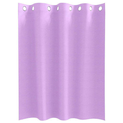 vidaXL Verdunkelungs-Vorhänge mit Ringen 2 pcs Lila 140 x 140 cm