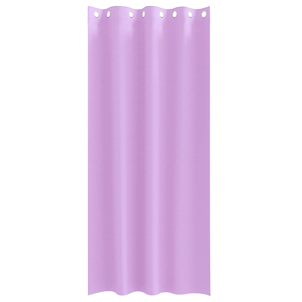 vidaXL Verdunkelungs-Vorhänge mit Ringen 2 pcs Lila 260 x 140 cm