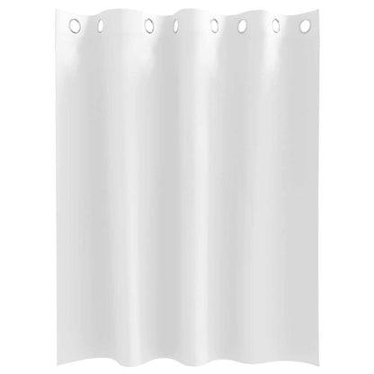 vidaXL Verdunkelungs-Vorhänge mit Ringen 2 pcs Reinweiß 140 x 140 cm
