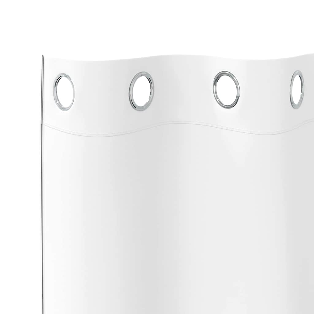vidaXL Verdunkelungs-Vorhänge mit Ringen 2 pcs Reinweiß 245 x 140 cm