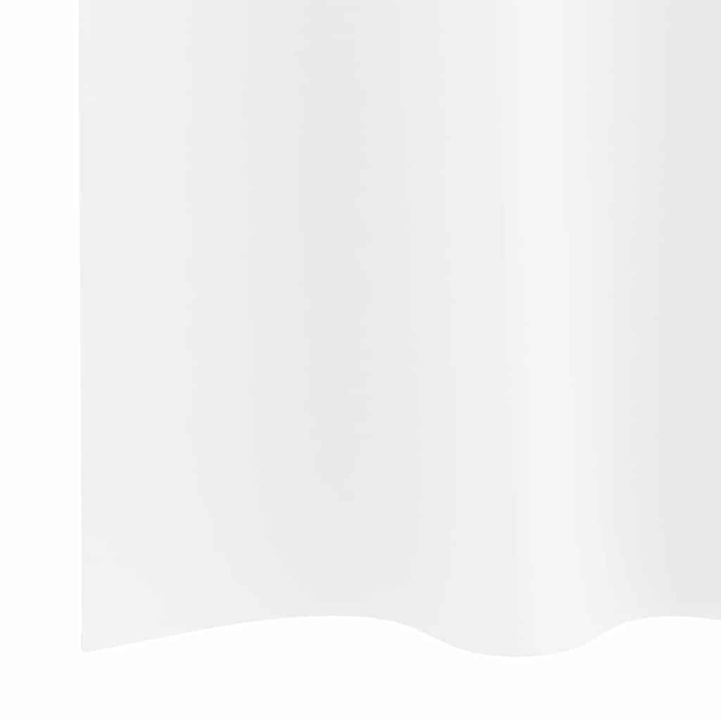 vidaXL Verdunkelungs-Vorhänge mit Ringen 2 pcs Reinweiß 245 x 140 cm