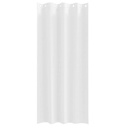 vidaXL Verdunkelungs-Vorhänge mit Ringen 2 pcs Reinweiß 245 x 140 cm