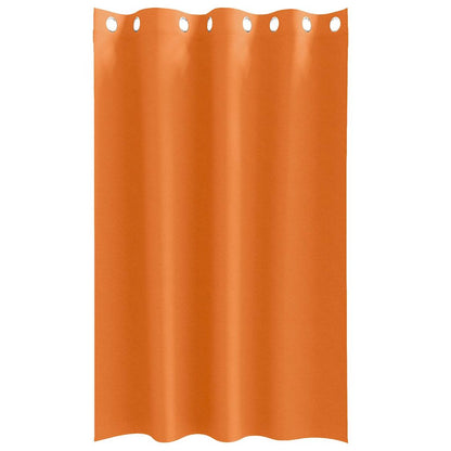 Verdunkelungs-Vorhänge mit Ringen 2 pcs Helles Orange