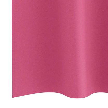 vidaXL Verdunkelungs-Vorhänge mit Ringen 2 pcs Helles Pink