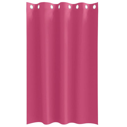 vidaXL Verdunkelungs-Vorhänge mit Ringen 2 pcs Helles Pink