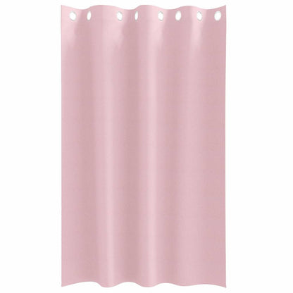 vidaXL Verdunkelungs-Vorhänge mit Ringen 2 pcs Babyrosa 175 x 140 cm