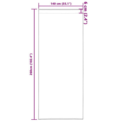 Verdunkelungs-Vorhänge mit Ringen 2 pcs Hellgrau 260 x 140 cm