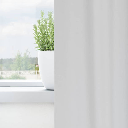 vidaXL Verdunkelungs-Vorhänge mit Ringen 2 pcs Helles Grau