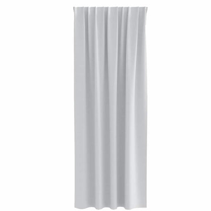 vidaXL Verdunkelungs-Vorhänge mit Ringen 2 pcs Helles Grau