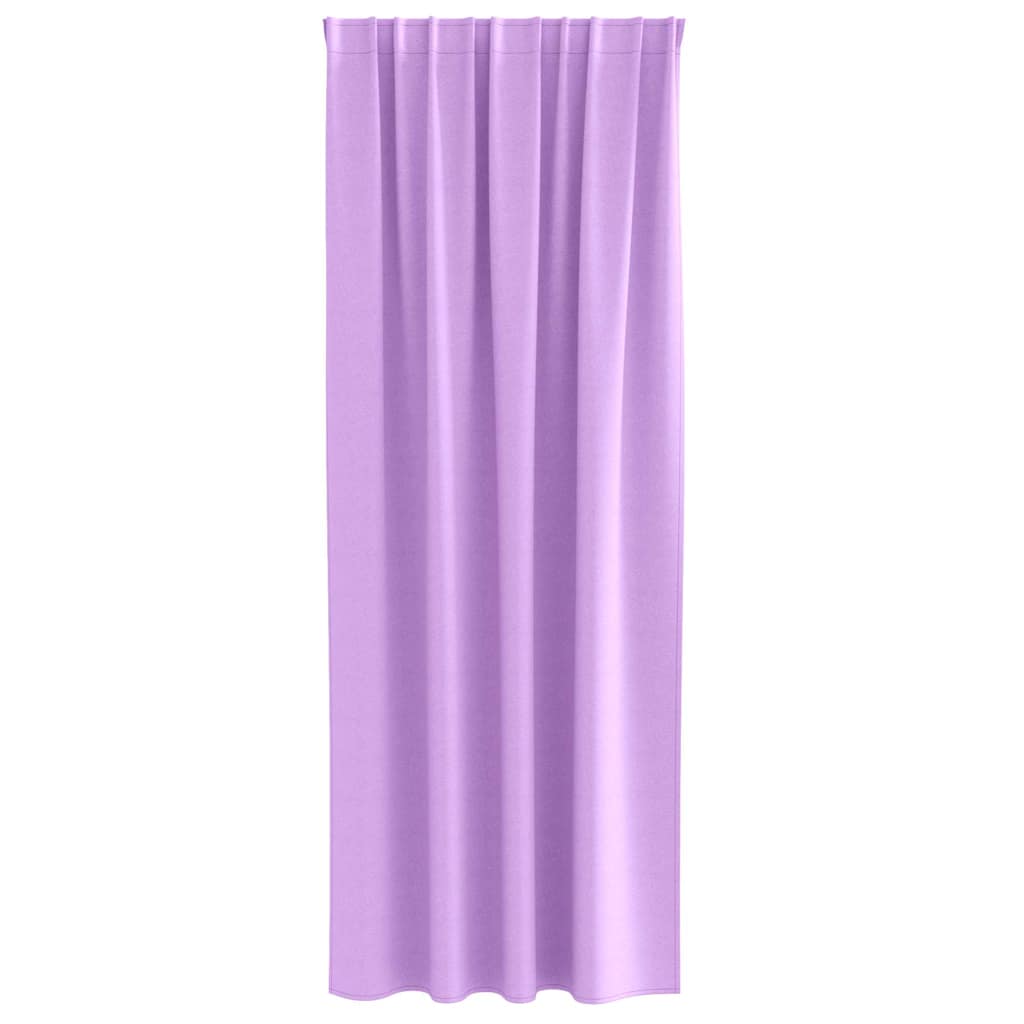 vidaXL Verdunkelungs-Vorhänge mit Ringen 2 pcs Lila 225 x 140 cm