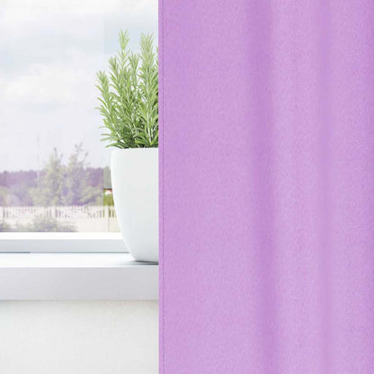 vidaXL Verdunkelungs-Vorhänge mit Ringen 2 pcs Lila 260 x 140 cm