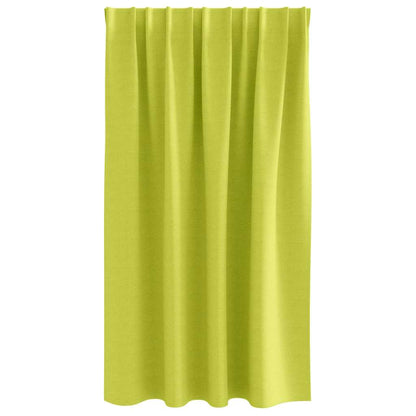 vidaXL Verdunkelungs-Vorhänge mit Ringen 2 pcs Grün 140 x 140 cm