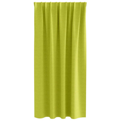 vidaXL Verdunkelungs-Vorhänge mit Ringen 2 pcs Grün 175 x 140 cm