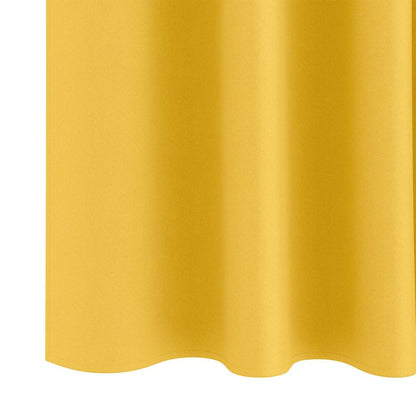 vidaXL Verdunkelungs-Vorhänge mit Ringen 2 pcs Senfgelb 140 x 140 cm