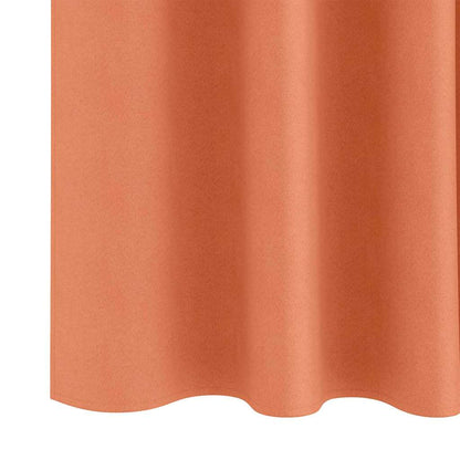 vidaXL Verdunkelungs-Vorhänge mit Ringen 2 pcs Terrakotta 175 x 140 cm