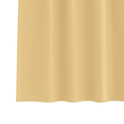vidaXL Verdunkelungs-Vorhänge mit Ringen 2 pcs Beige 225 x 140 cm