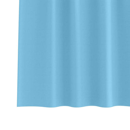 vidaXL Verdunkelungs-Vorhänge mit Ringen 2 pcs Himmelblau 245 x 140 cm