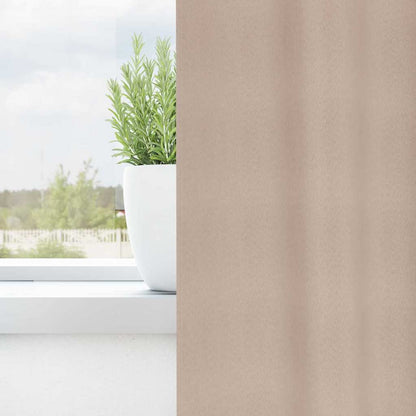 vidaXL Verdunkelungs-Vorhänge mit Ringen 2 pcs Taupe 245 x 140 cm