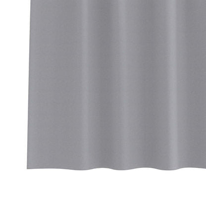 vidaXL Verdunkelungs-Vorhänge mit Ringen 2 pcs Hellgrau 260 x 140 cm