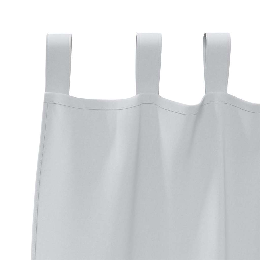 vidaXL Verdunkelungs-Vorhänge mit Ringen 2 pcs Helles Grau