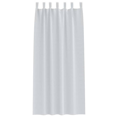 vidaXL Verdunkelungs-Vorhänge mit Ringen 2 pcs Helles Grau