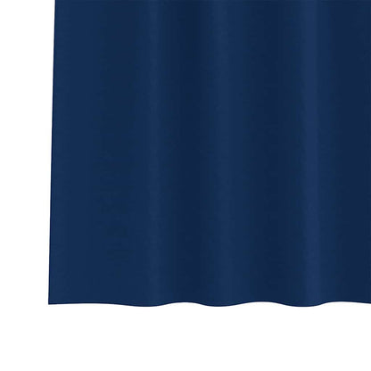 vidaXL Verdunkelungs-Vorhänge mit Ringen 2 pcs Dunkelblau 225 x 140 cm