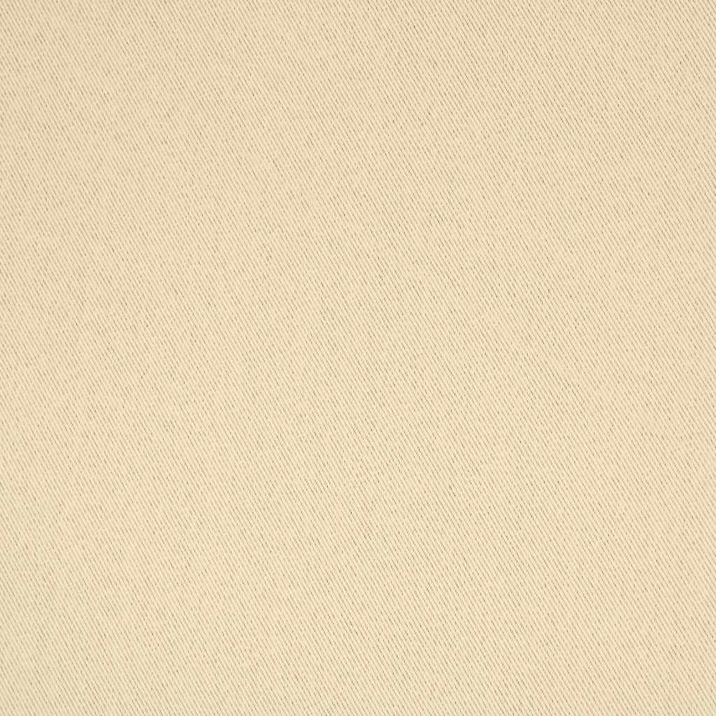 vidaXL Verdunkelungs-Vorhänge mit Ringen 2 pcs Creme 245 x 140 cm