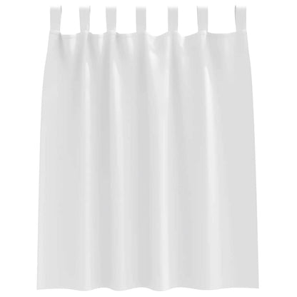 vidaXL Verdunkelungs-Vorhänge mit Ringen 2 pcs Reinweiß 140 x 140 cm