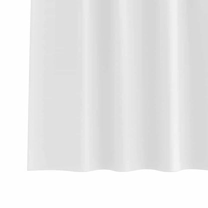 Verdunkelungs-Vorhänge mit Ringen 2 pcs Reinweiß 260 x 140 cm