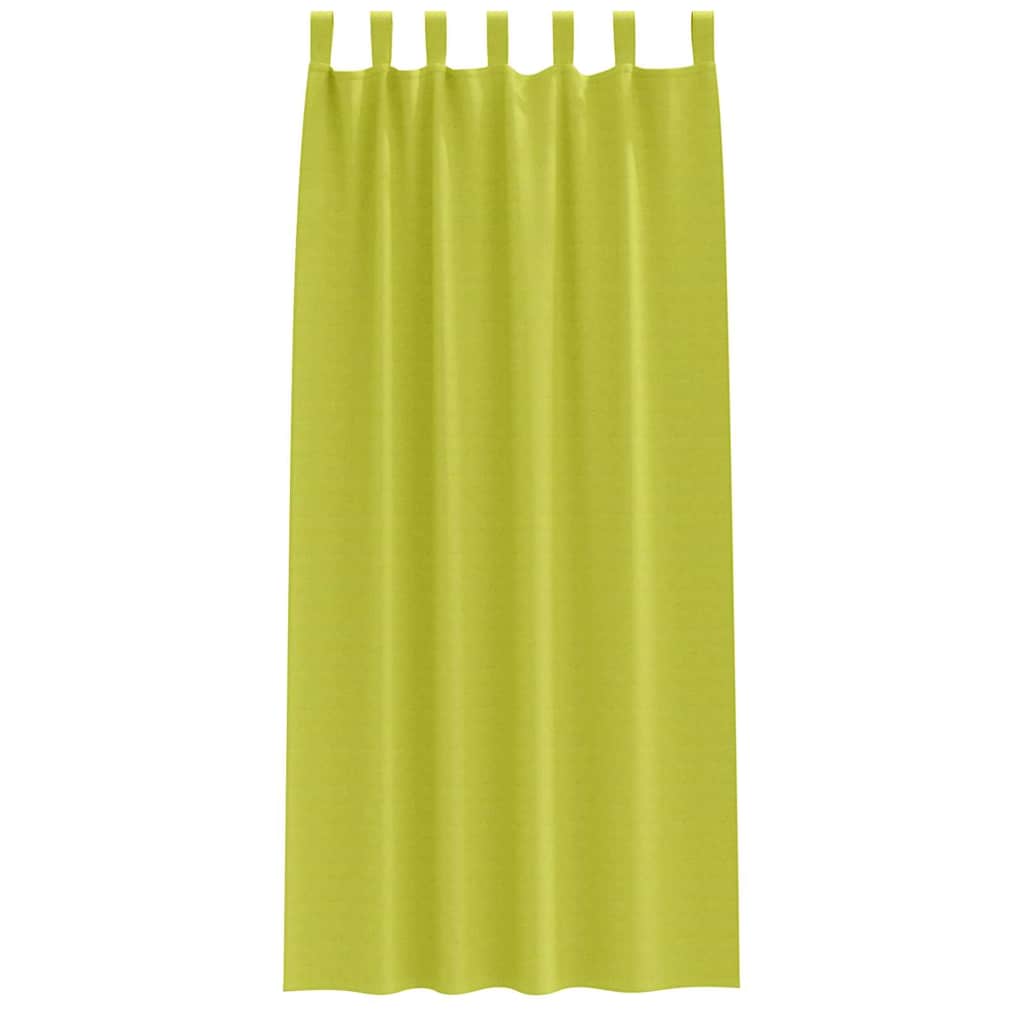 vidaXL Verdunkelungs-Vorhänge mit Ringen 2 pcs Grün 245 x 140 cm