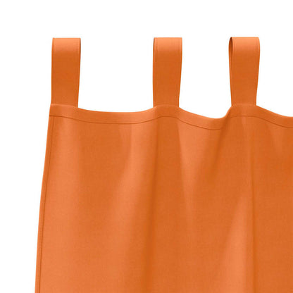 vidaXL Verdunkelungs-Vorhänge mit Ringen 2 pcs Helles Orange