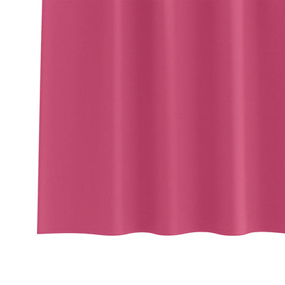 vidaXL Verdunkelungs-Vorhänge mit Ringen 2 pcs Helles Pink