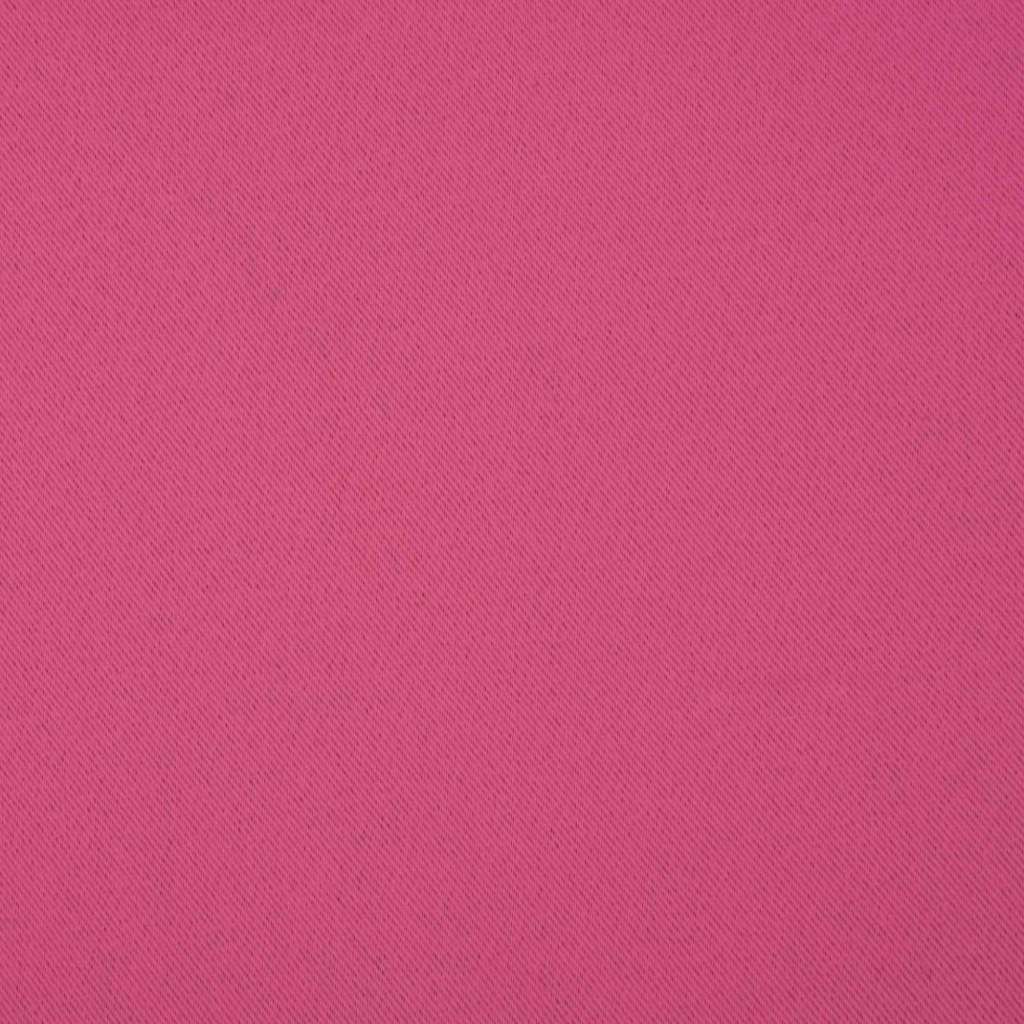 vidaXL Verdunkelungs-Vorhänge mit Ringen 2 pcs Helles Pink