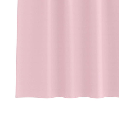 vidaXL Verdunkelungs-Vorhänge mit Ringen 2 pcs Babyrosa 175 x 140 cm