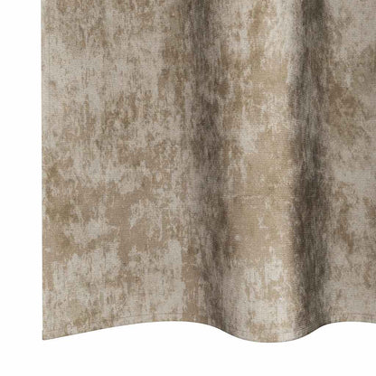 vidaXL Samtvorhänge mit Vorhängen 2 pcs Champagner 260 x 140 cm Samt