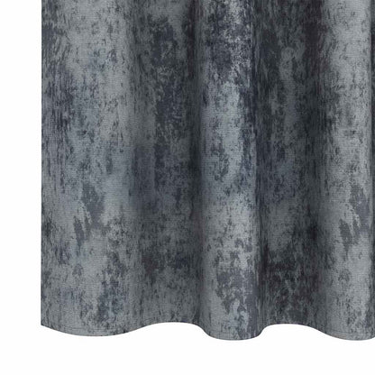 vidaXL Samtvorhänge mit Vorhängen 2 pcs Silber Grau 245 x 140 cm Samt