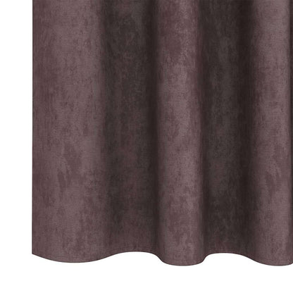 vidaXL Samtvorhänge mit Vorhängen 2 pcs Braun 245 x 140 cm Samt