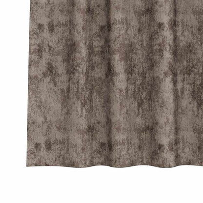 vidaXL Samtvorhänge mit Vorhängen 2 pcs Cappuccino 140 x 140 cm Samt