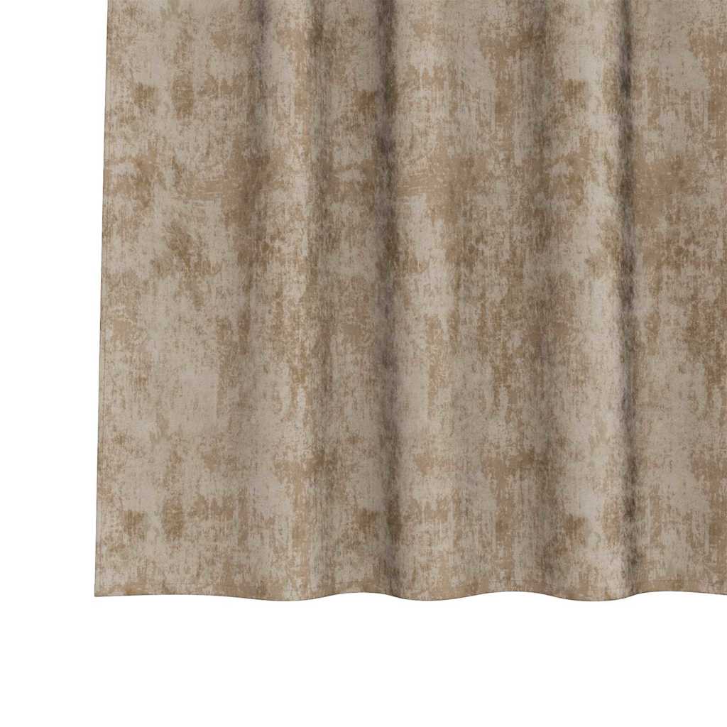 vidaXL Samtvorhänge mit Vorhängen 2 pcs Champagner 175 x 140 cm Samt