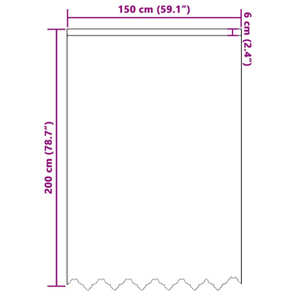 vidaXL Spitzenvorhang mit Vorhängen Floral Weiß 200 x 150 cm Polyester