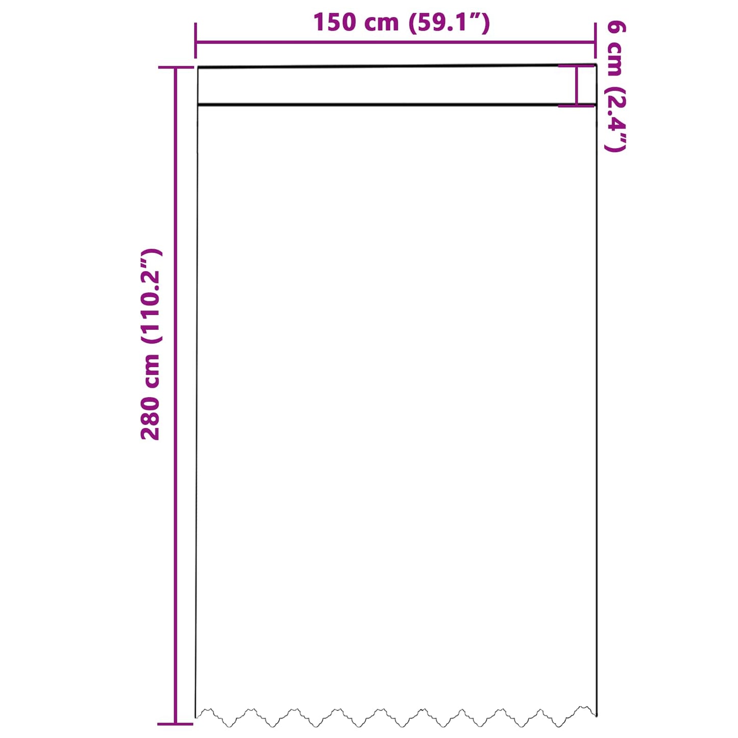 vidaXL Spitzenvorhang mit Vorhängen Floral Weiß 280 x 150 cm Polyester