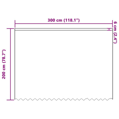 vidaXL Spitzenvorhang mit Vorhängen Floral Weiß 200 x 300 cm Polyester