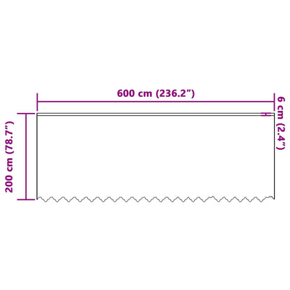 Spitzenvorhang mit Vorhängen Floral Weiß 200 x 600 cm Polyester