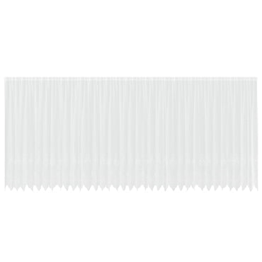 vidaXL Spitzenvorhang mit Vorhängen Weiß 900 x 240 cm Polyester