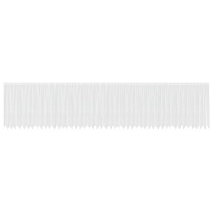 vidaXL Spitzenvorhang mit Vorhängen Weiß 140 x 1200 cm Polyester
