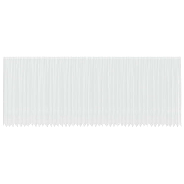 vidaXL Spitzenvorhang mit Vorhängen Weiß 300 x 1200 cm Polyester
